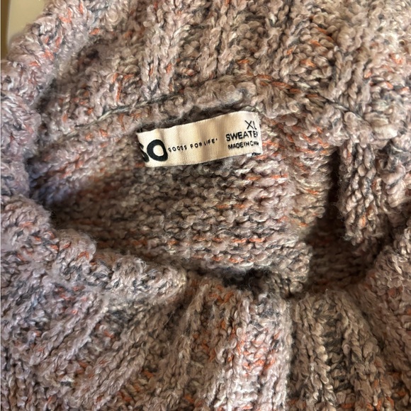 So Women’s Blush Pink Mock Neck Long Sleeve Sweater - Picture 7 of 7